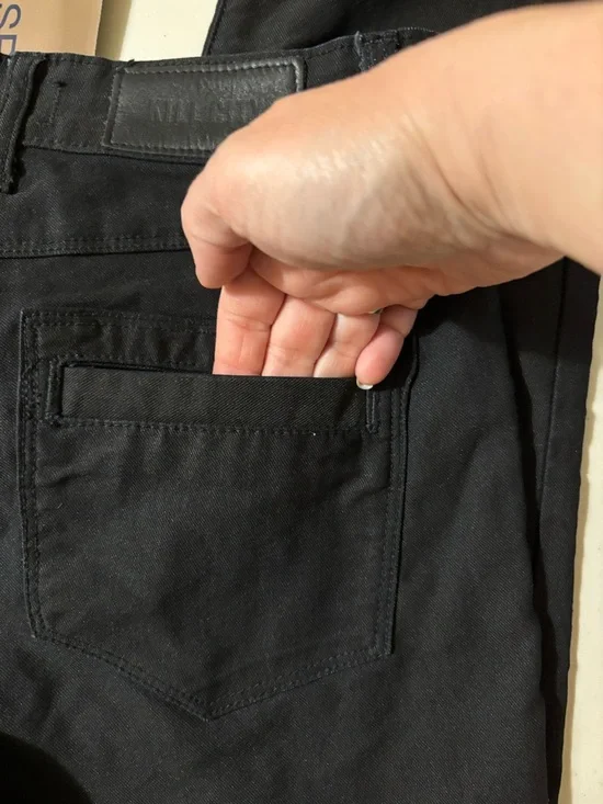 Kill City Women's Black Super Skinny Junkie Jeans Size 27 Front Zip Ankle Grunge - Picture 8 of 13